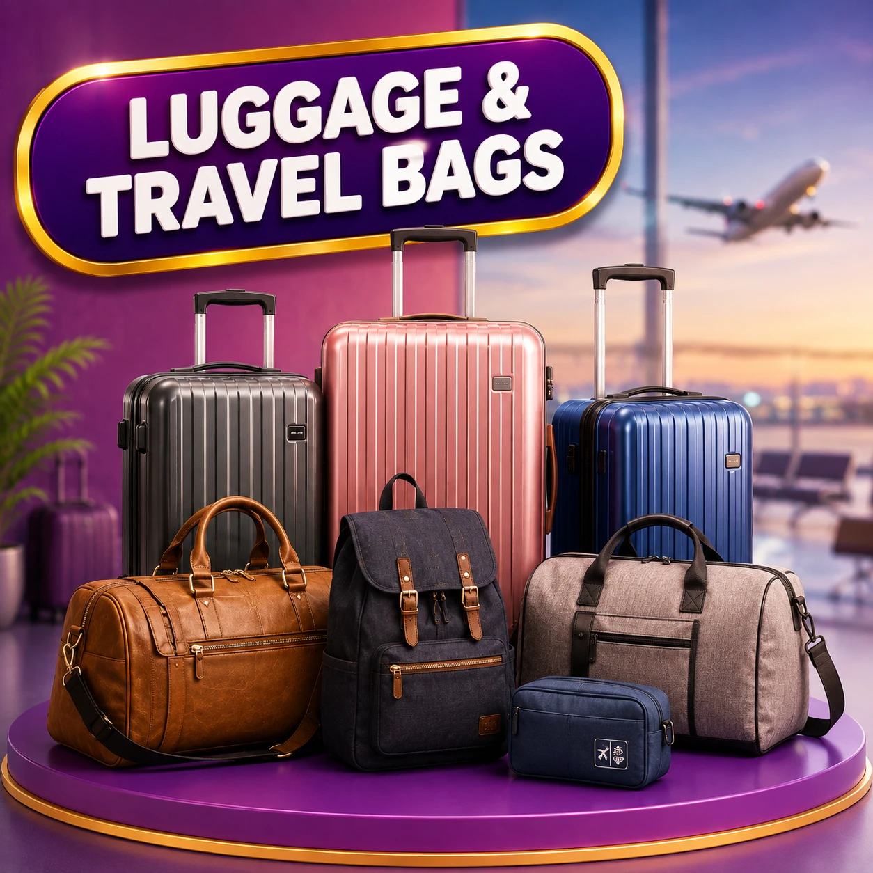 luggage and travel bags
